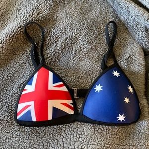 LIKE NEW padded triangle Australian bikini top